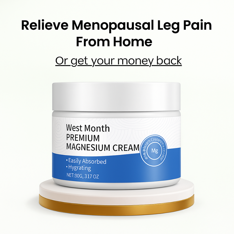 Magnesium Cream - Menopausal Leg Pain Relief