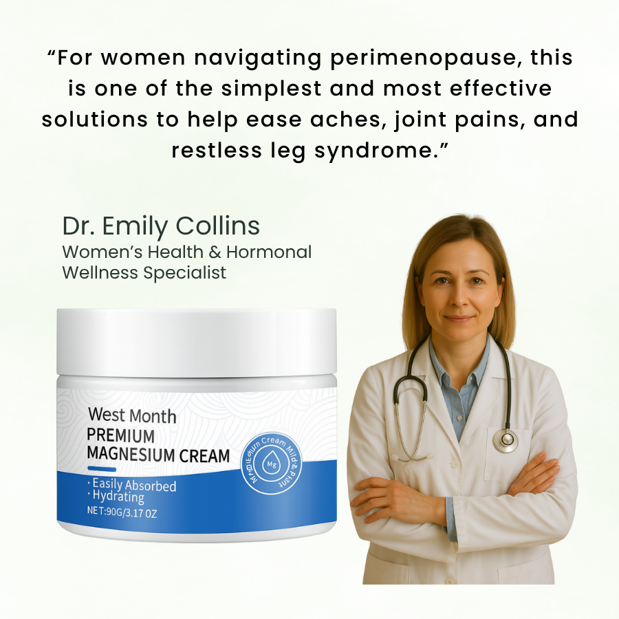Magnesium Cream - Menopausal Leg Pain Relief