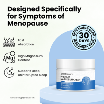 Magnesium Cream - Menopausal Leg Pain Relief