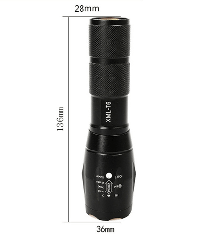 LED Zoom High Power Torch